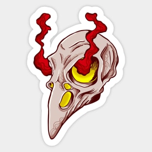 The bird's skull Sticker